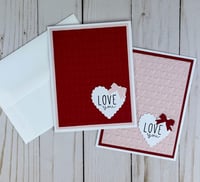 Image 2 of Embossed Valentine Card Kit to DIY 12 Handmade Cards