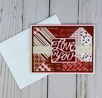 Image 2 of Valentine Card Making Kit for Adults to Make Your Own Valentines