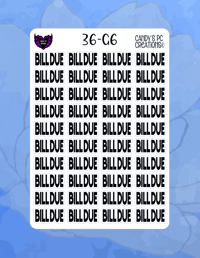 Image 7 of Bill Due G Font G-G24