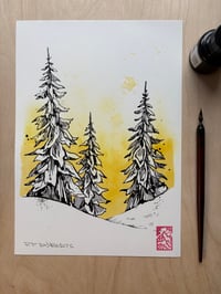 Image 1 of Copy of Ink original, tree grouping 2