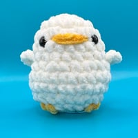 Image 1 of Fluffy Duck Crochet Plush 
