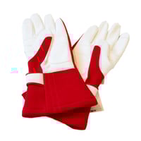 Image 2 of FET RACING GLOVES L SIZE RED
