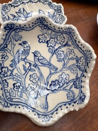 Image 1 of Birds on a blossom tree trinket dish