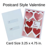 Image 7 of Valentine Card Making Kit for Adults to DIY 12 Postcard Style Valentines