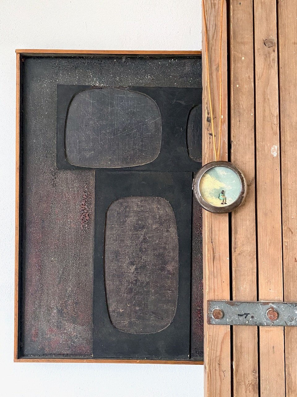 Image of pocket watch diorama - head in the clouds