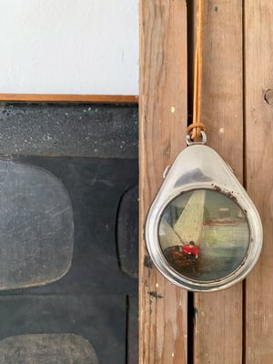 Image of pocket watch diorama - setting sail