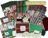 Image 1 of The 2025 Holiday Box: Handcrafted Christmas Card Making and Papercraft Kit for Adults