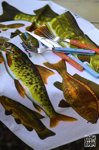 Image 1 of Torchon poissons d'eaux douces