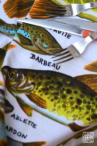 Image 5 of Torchon poissons d'eaux douces