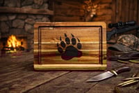 Rustic Bear Paw Cutting Board