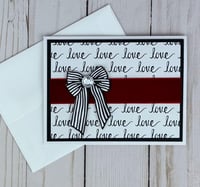 Image 2 of Love Valentine Card Making Kit for Adults to DIY 6 Handmade Cards