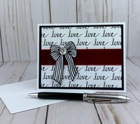 Image 3 of Love Valentine Card Making Kit for Adults to DIY 6 Handmade Cards
