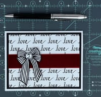 Image 7 of Love Valentine Card Making Kit for Adults to DIY 6 Handmade Cards