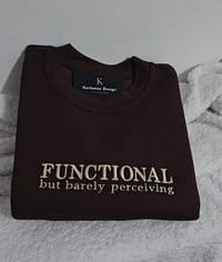 Functional but barely perceiving sweatshirt