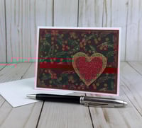 Image 4 of Berries and Plaid Christmas Card Kit for Beginners to DIY 6 Classic Holiday Cards