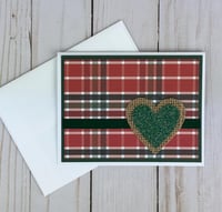 Image 2 of Berries and Plaid Christmas Card Kit for Beginners to DIY 6 Classic Holiday Cards