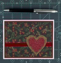 Image 8 of Berries and Plaid Christmas Card Kit for Beginners to DIY 6 Classic Holiday Cards