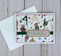 Image 3 of Nutcracker Ballet Christmas Card Making Kit to DIY 6 Festive Holiday Cards