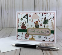 Image 4 of Nutcracker Ballet Christmas Card Making Kit to DIY 6 Festive Holiday Cards