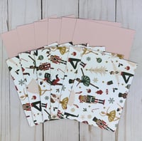 Image 5 of Nutcracker Ballet Christmas Card Making Kit to DIY 6 Festive Holiday Cards