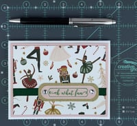 Image 9 of Nutcracker Ballet Christmas Card Making Kit to DIY 6 Festive Holiday Cards