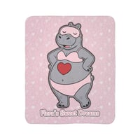 Image 1 of Flora's Fleece Sherpa Blanket