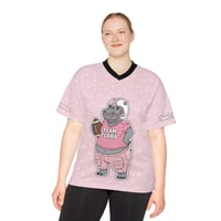 Image 3 of Flora's Unisex Football Jersey