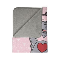 Image 4 of Flora's Fleece Sherpa Blanket