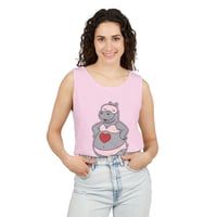 Image 4 of Flora's Unisex Garment-Dyed Tank Top