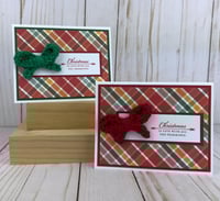 Image 3 of Christmas Bows Card Making Kit for Adults to DIY 6 Holiday Greeting Cards