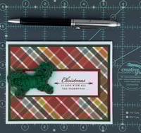 Image 8 of Christmas Bows Card Making Kit for Adults to DIY 6 Holiday Greeting Cards