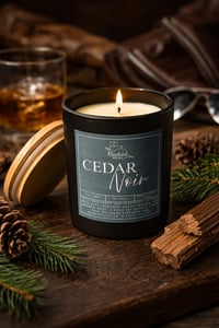 Image 1 of Cedar Noir Soy Blend Candle