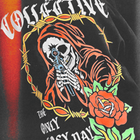 Image 2 of The Only Easy Day Was Yesterday Hoodie - Black