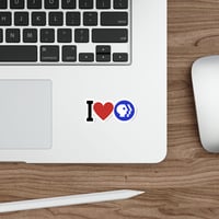 Image 5 of I Love PBS Die-Cut Stickers, Laptop Decals, Car Stickers, Gift for Teachers, Educational St-31588332