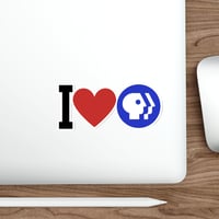 Image 13 of I Love PBS Die-Cut Stickers, Laptop Decals, Car Stickers, Gift for Teachers, Educational St-31588332