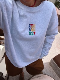 Image 5 of Sudadera Love CROP