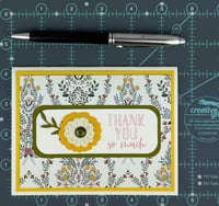 Image 8 of Floral Thank You Card Kit to DIY 6 Handcrafted Greeting Cards