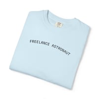 Image 12 of Embroidered Unisex T-shirt 'Freelance Astronaut' - Humorous and Stylish, Space Tee, Funny Tee, Astro
