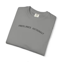 Image 15 of Embroidered Unisex T-shirt 'Freelance Astronaut' - Humorous and Stylish, Space Tee, Funny Tee, Astro