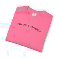 Image 18 of Embroidered Unisex T-shirt 'Freelance Astronaut' - Humorous and Stylish, Space Tee, Funny Tee, Astro