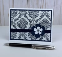 Image 5 of Classic Damask Card Making Kit for Adults to DIY 6 Floral Greeting Cards