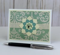 Image 6 of Classic Damask Card Making Kit for Adults to DIY 6 Floral Greeting Cards
