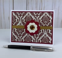 Image 8 of Classic Damask Card Making Kit for Adults to DIY 6 Floral Greeting Cards