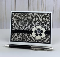 Image 9 of Classic Damask Card Making Kit for Adults to DIY 6 Floral Greeting Cards