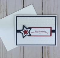 Image 2 of 4th of July Liberty Card Making Kit for Adults to DIY 6 Patriotic Greeting Cards