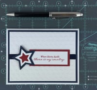 Image 7 of 4th of July Liberty Card Making Kit for Adults to DIY 6 Patriotic Greeting Cards