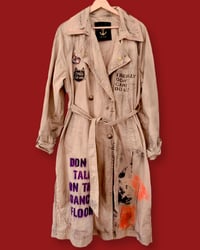 Image 4 of I LOVE FASHION  ¥ UNISEX ¥ UPCYCLED VILLAGE PUNK ¥IBIZA¥TRENCHCOAT¥