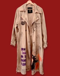 Image 2 of I LOVE FASHION  ¥ UNISEX ¥ UPCYCLED VILLAGE PUNK ¥IBIZA¥TRENCHCOAT¥
