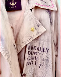 Image 5 of I LOVE FASHION  ¥ UNISEX ¥ UPCYCLED VILLAGE PUNK ¥IBIZA¥TRENCHCOAT¥
