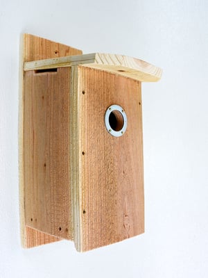 Image of Chickadee Wren Cedar Nesting Box